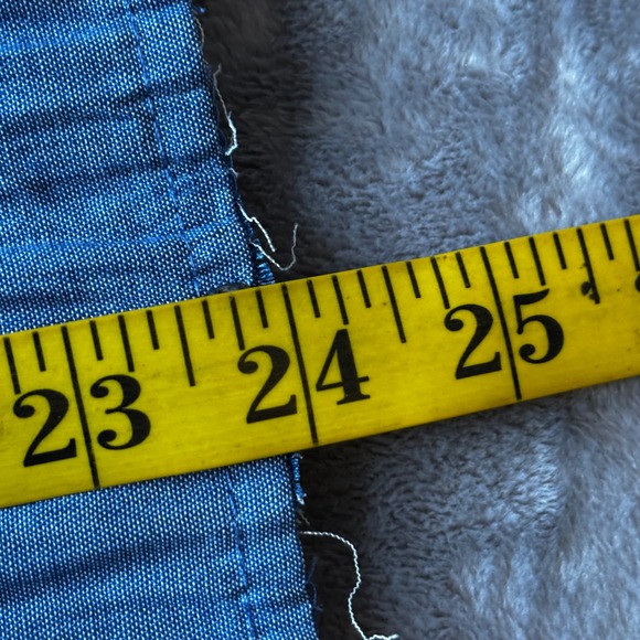 Stonebridge Chambray Pleated Skirt Studded Details Elastic Waist Large - Picture 10 of 12